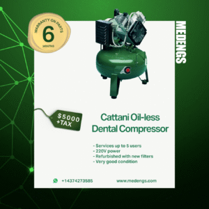 Cattani Oil-less Dental Compressor