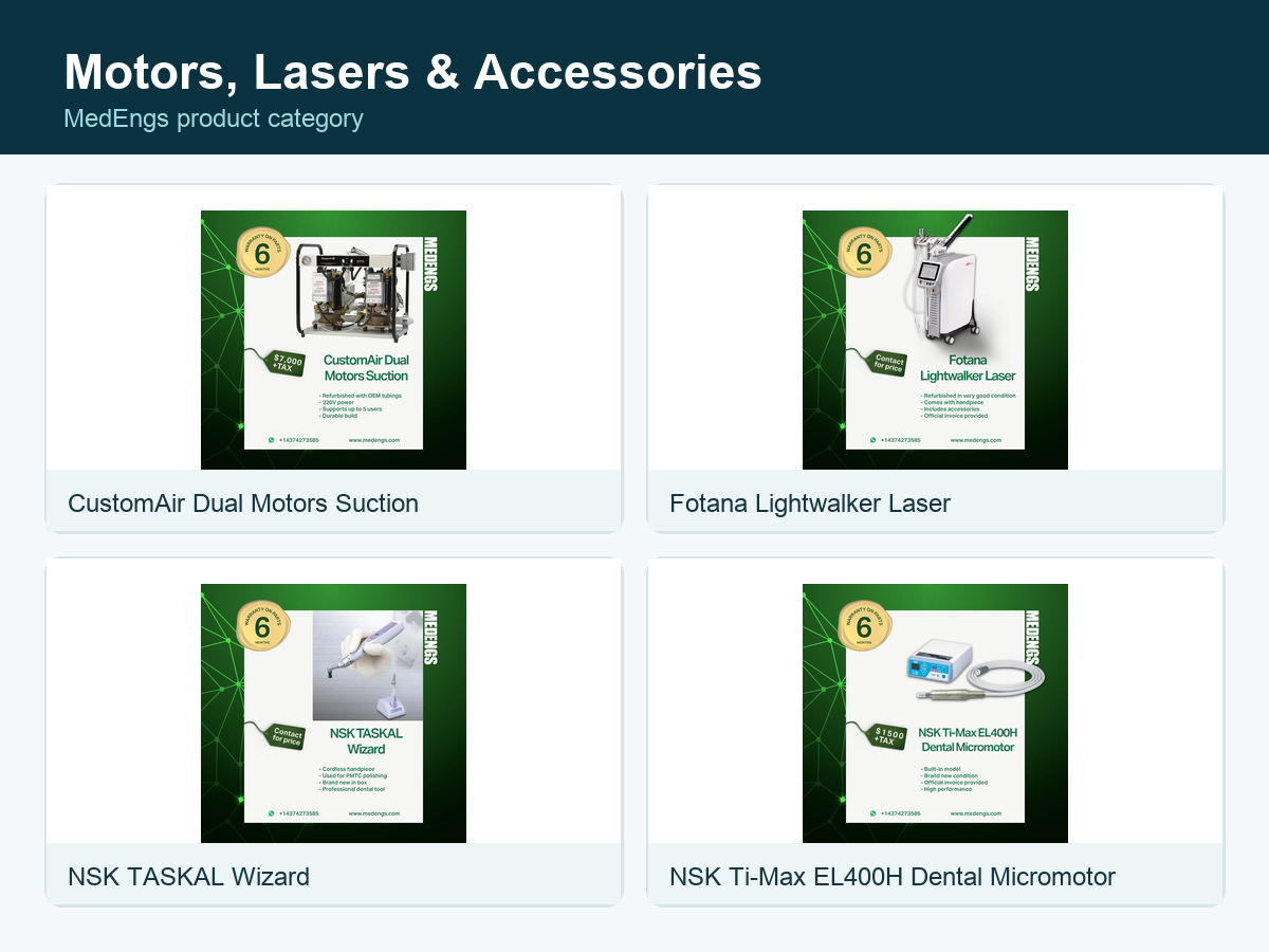Motors, Lasers & Accessories category preview