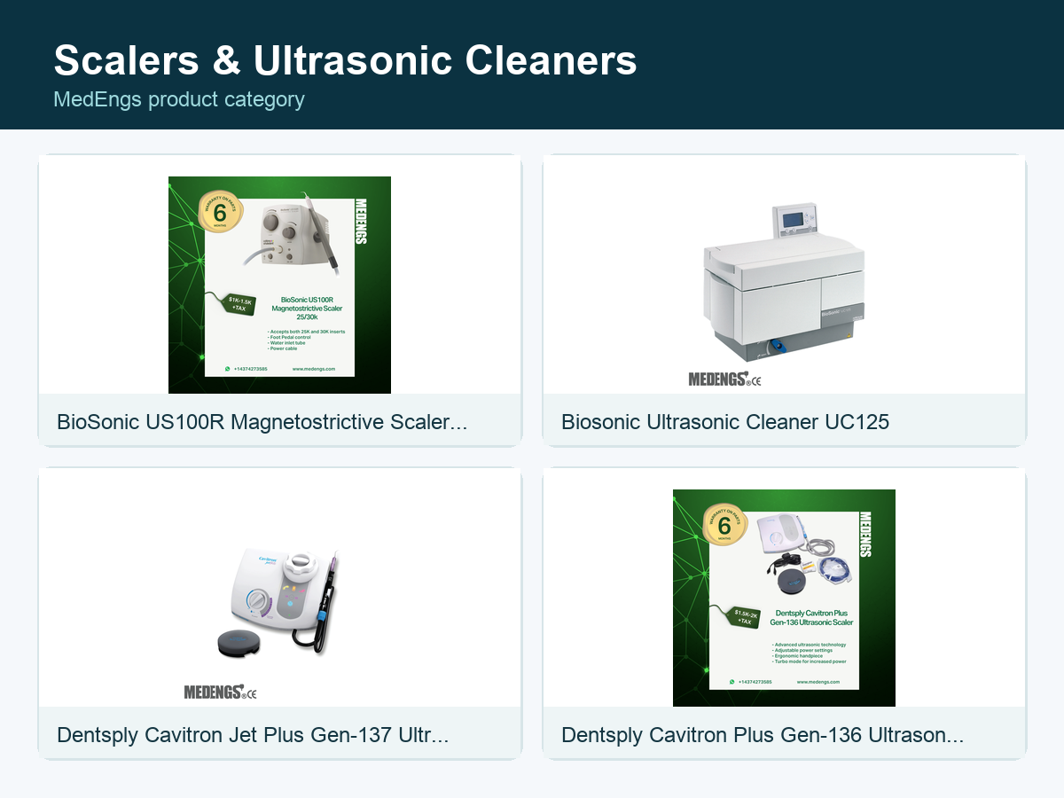Scalers & Ultrasonic Cleaners category preview